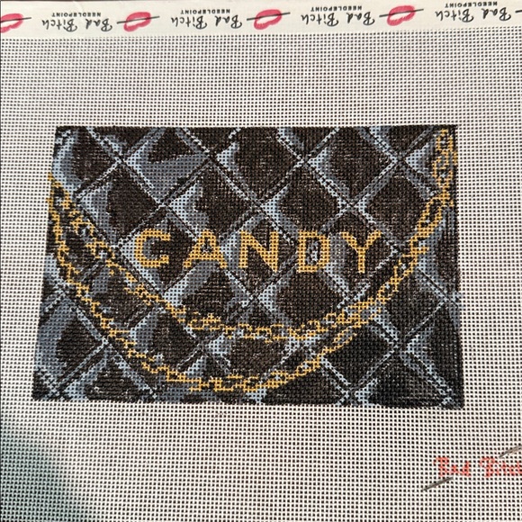 Bad B Halloween needlepoint canvas - Picture 2 of 3